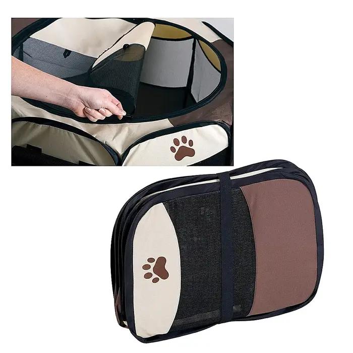 Clôture Octogonale Portable et Pliable pour Animaux de Compagnie