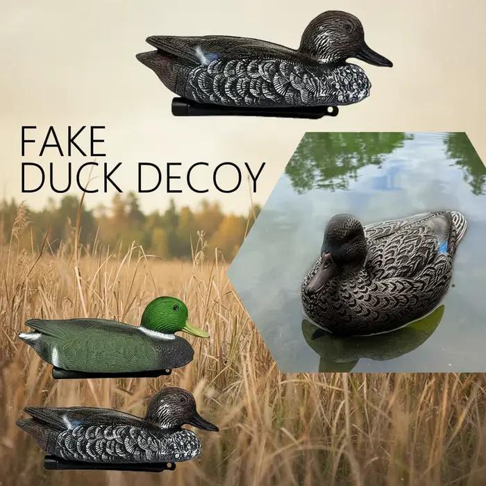 Leurre de pêche 3D en forme de canard flottant