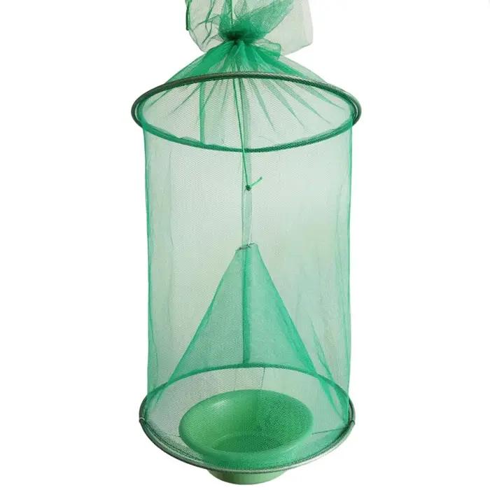 Piège à mouches suspendu réutilisable et pliable – Cage attrape-mouches pratique – Outil de contrôle des insectes pour la maison et le jardin