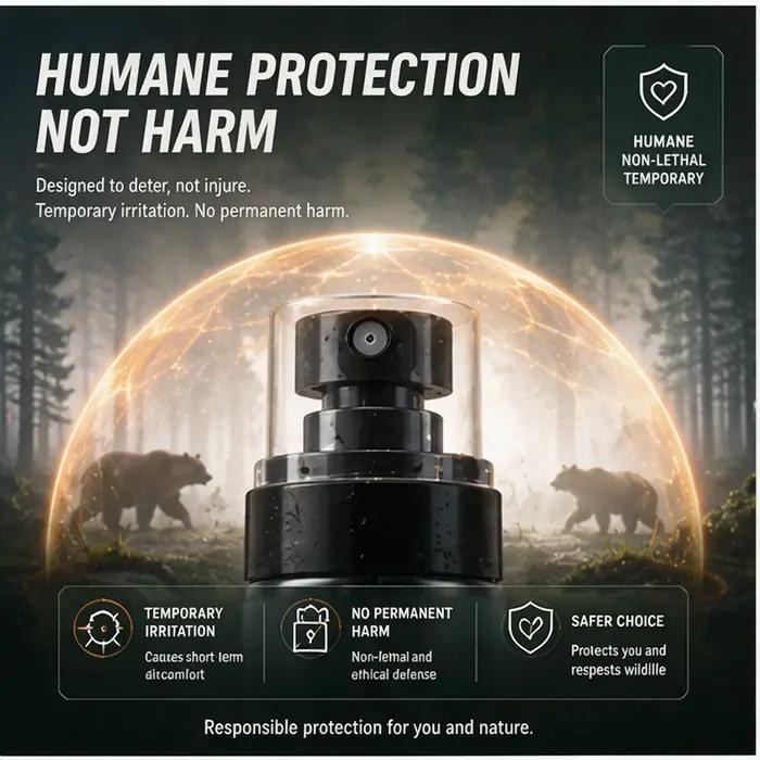 Nouveau 2026 Huile de piment dissuasive non-létale pour chiens et ours 100ml