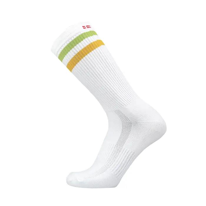Chaussettes cyclisme rayées colorées homme femme pour vélo route chasse et sport outdoor