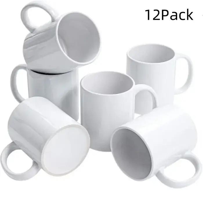 HTVRONT Lot de 6 tasses à sublimation de 11 OZ