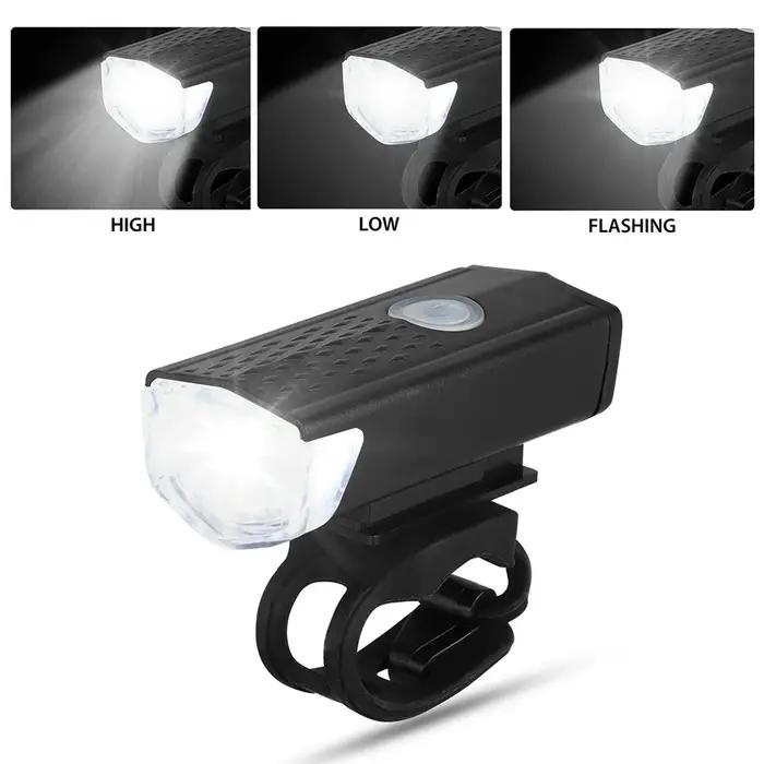 Vélo vélo lumière USB LED Rechargeable ensemble vtt vélo de route avant arrière phare lampe lampe de