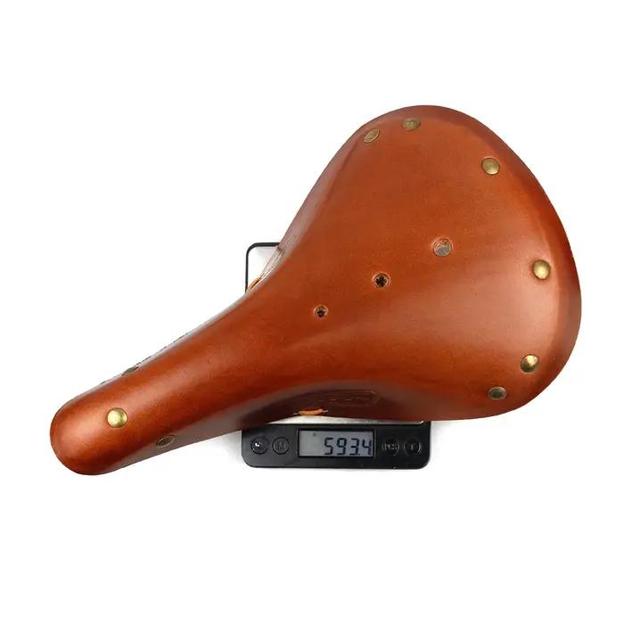 WALGUN RR175 selle de vélo rétro selle de vélo en cuir souple femmes hommes pour pièces de vélos éle