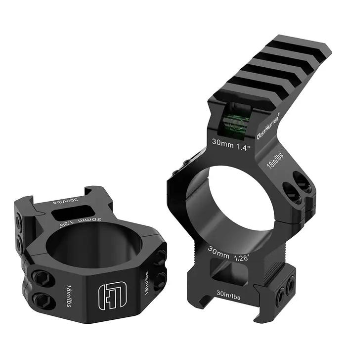 Supports de montage Picatinny WestHunter pour lunette de visée – Profil bas, moyen, haut – Anneaux de précision 30/34 mm avec rail de 20 mm sur le dessus – Accessoires de chasse