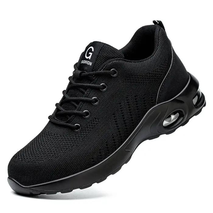 Chaussures de sécurité pour hommes et femmes, chaussures de travail respirantes, chaussures à embout