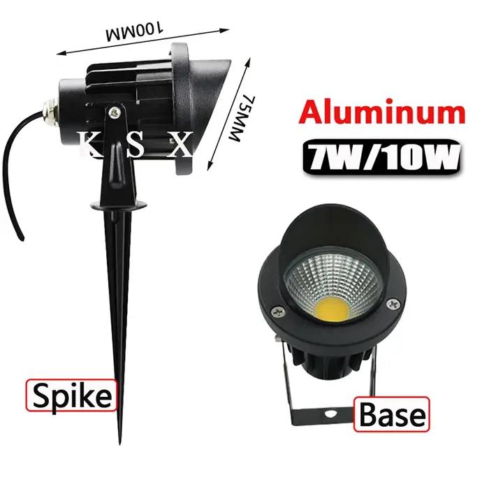 3W 5W 10W extérieur jardin paysage lumière AC220V 110V DC12V LED pelouse lampe COB éclairage étanche