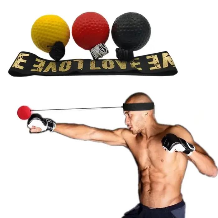 Ballon de vitesse de boxe à fixation sur tête en PU