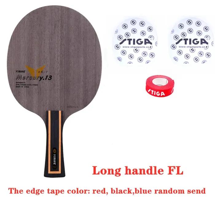 Yinhe Y13 Mercury 13 Y-13 Y13 Y 13 Tennis de Table boucle en Fiber de carbone + attaque lame