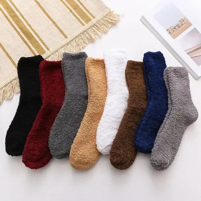 Chaussettes chaudes hiver 3 paires homme femme polaire douce respirante pour chasse et intérieur