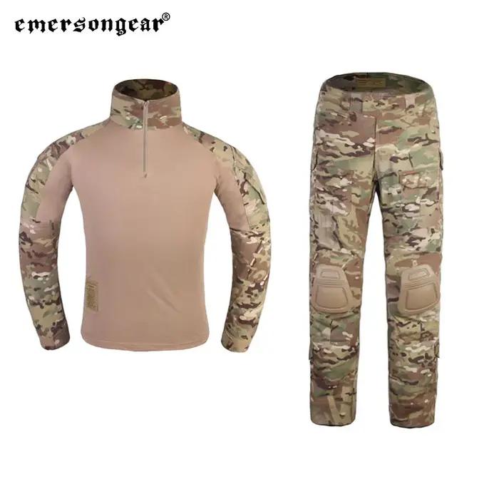 Combinaison de combat style E3 Emersongear pour femme, vêtements de chasse, camouflage, pantalon tac