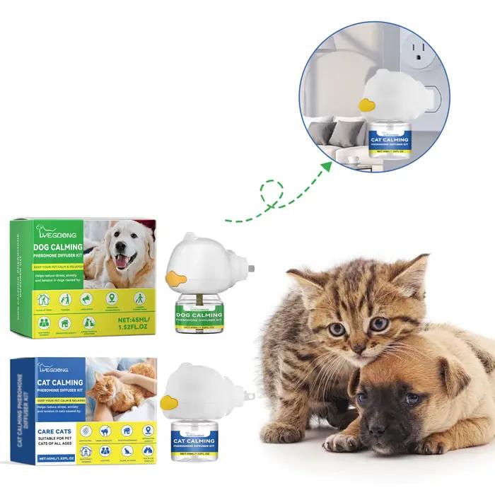 Phéromones pour animaux de compagnie diffuseur apaisant chat chien calme relaxant soulagement des émotions