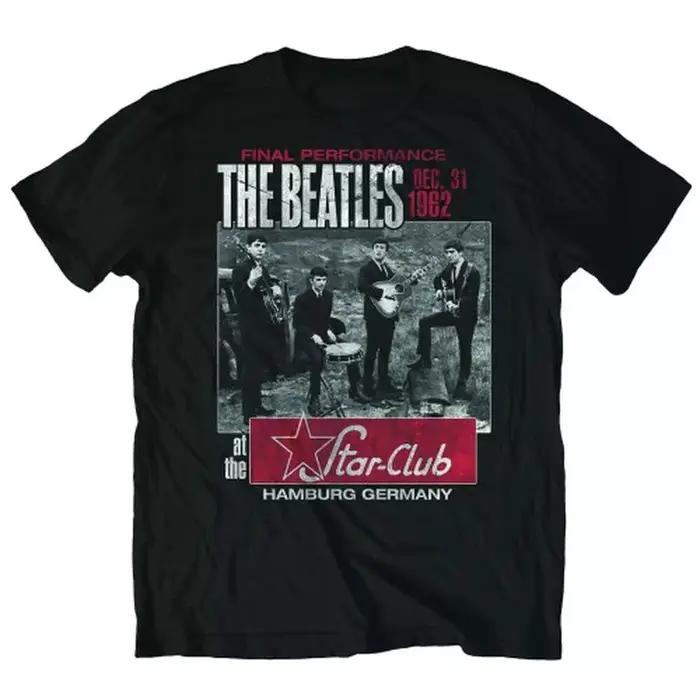 T-shirt classique coton fin logo Beatles pour homme et femme occasions spéciales