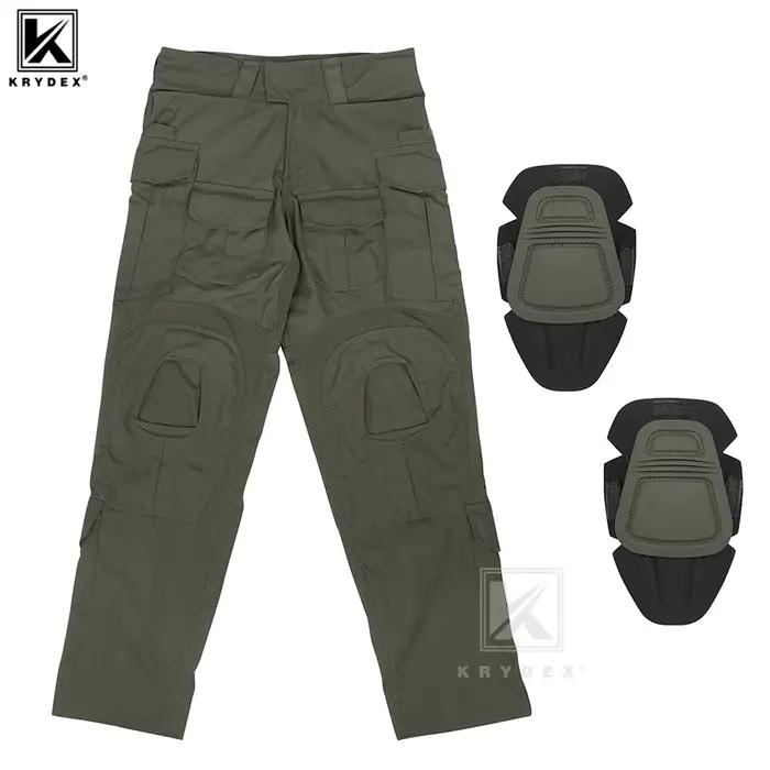Pantalon combat G3 avec genouillères homme tactique chasse sport extérieur camouflage