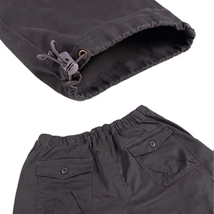 Pantalon cargo 100% coton élastique multi-poches chasse randonnée montagne homme 2025