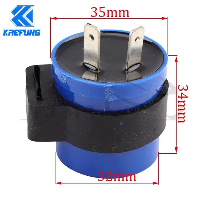 Clignotant intégré bleu pour moto, moteur, buzzer, clignotant, indicateur de citations, entrée DC 6V