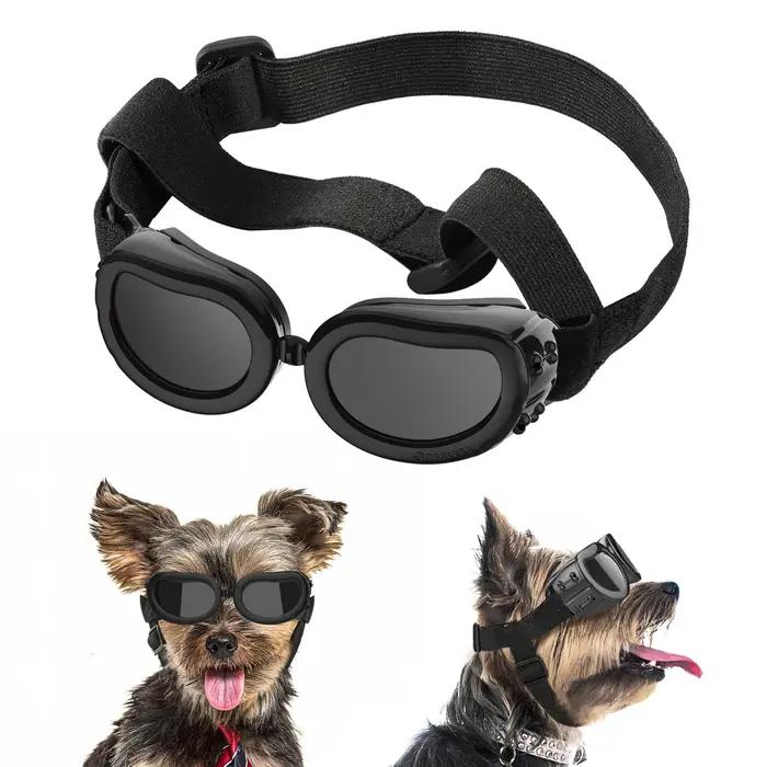 Lewondr Lunettes de soleil pour chiens de petite raie