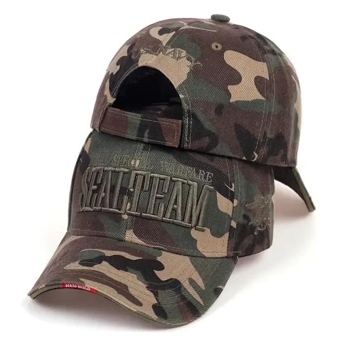 Casquette Navy Seals US Marine Corps homme - Chasse outdoor avec inscription SEALTEAM brodée