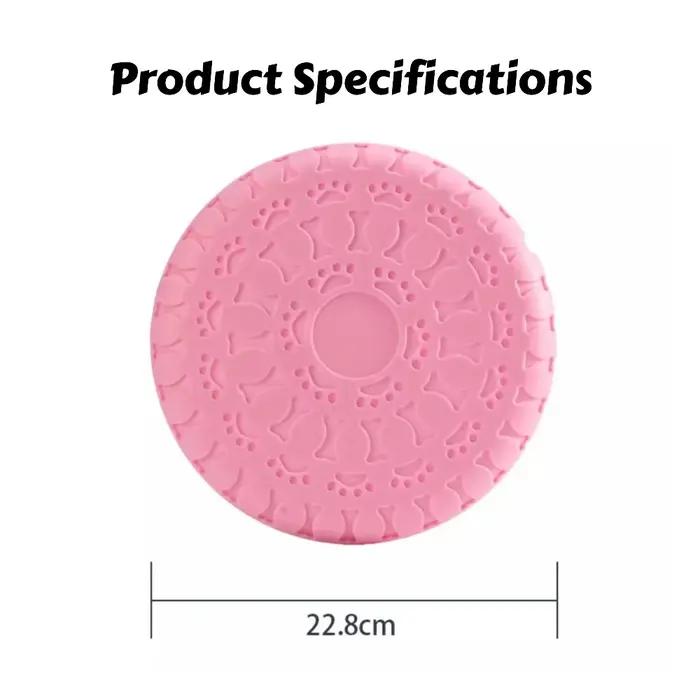 Disque volant durable pour chiens de taille moyenne/grande : Frisbee résistant aux morsures pour le jeu et