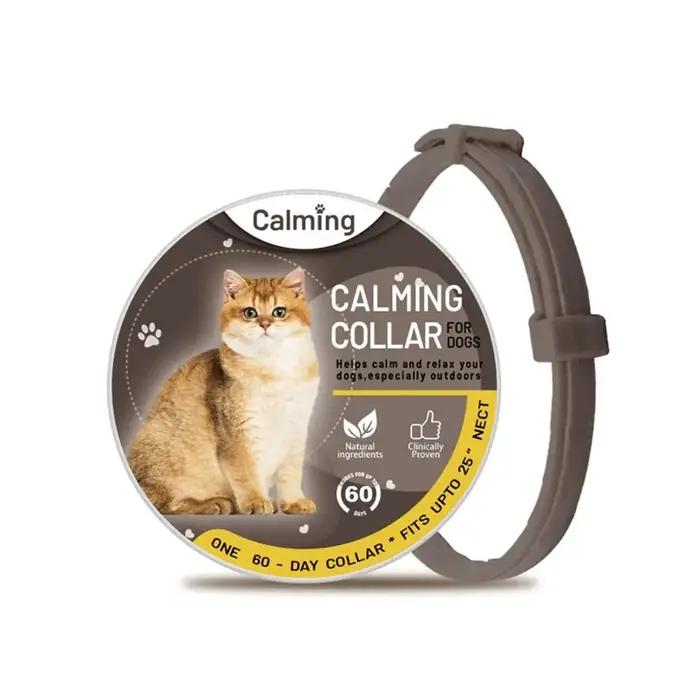 Collier apaisant réglable pour chiens et chats, pour soulager l'anxiété et réduire le stress des ani