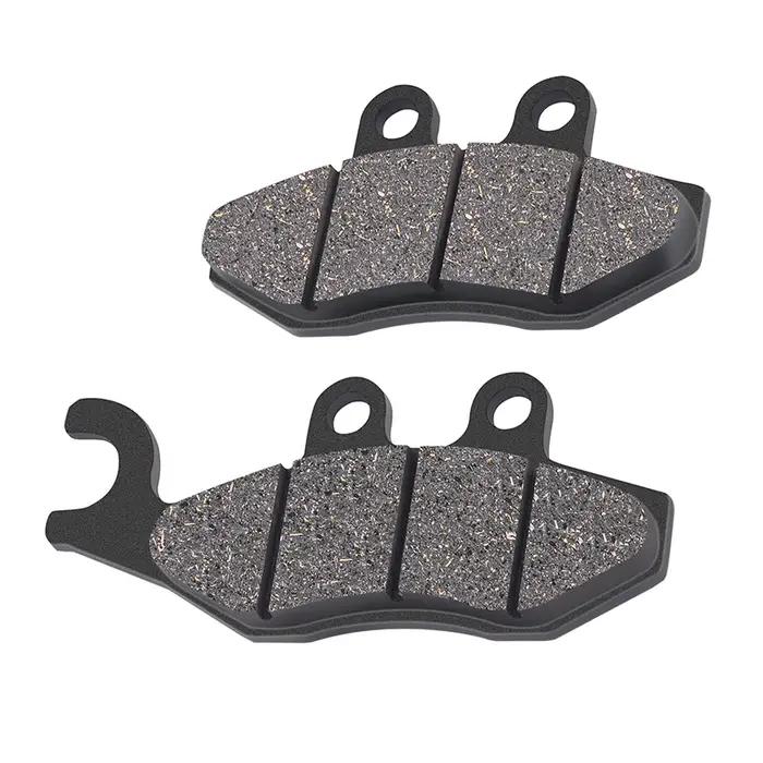Plaquettes de frein avant et arrière de moto