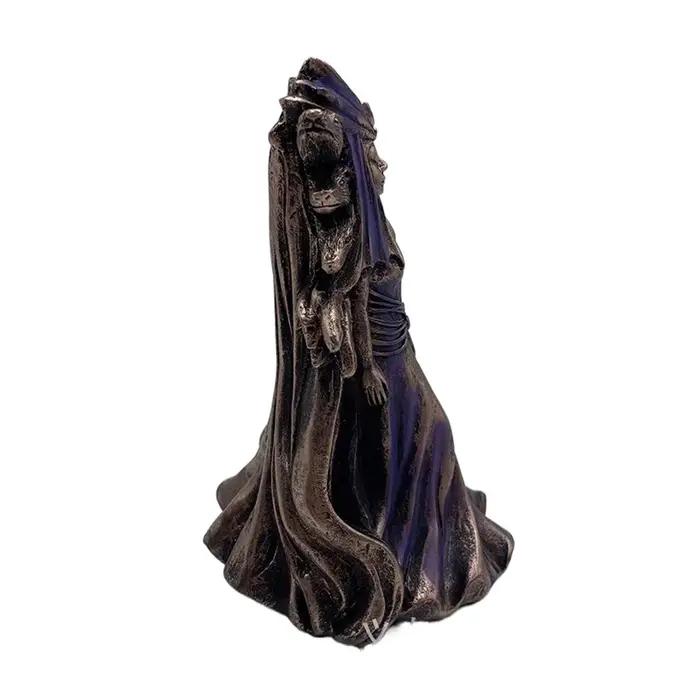 Hecate déesse grecque de la magie avec ses chiens Statue Figurine Art moderne résine sorcière sabot Sculpture maison salon décoration