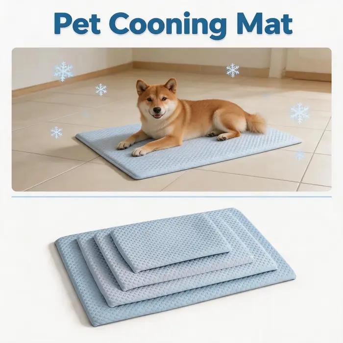 Nouvelle Tapis de couchage rafraîchissant pour chien en soie glacée