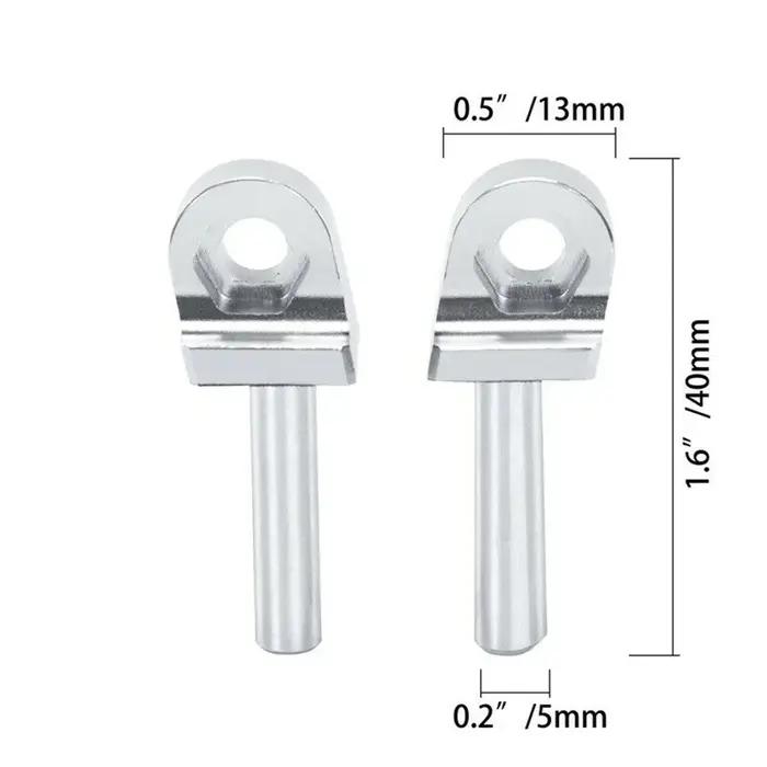 Boulons fixes de montage de pare-brise de moto, 2 pièces, pour BMW R1200GS ADV 2004 2005 2006 2007 2