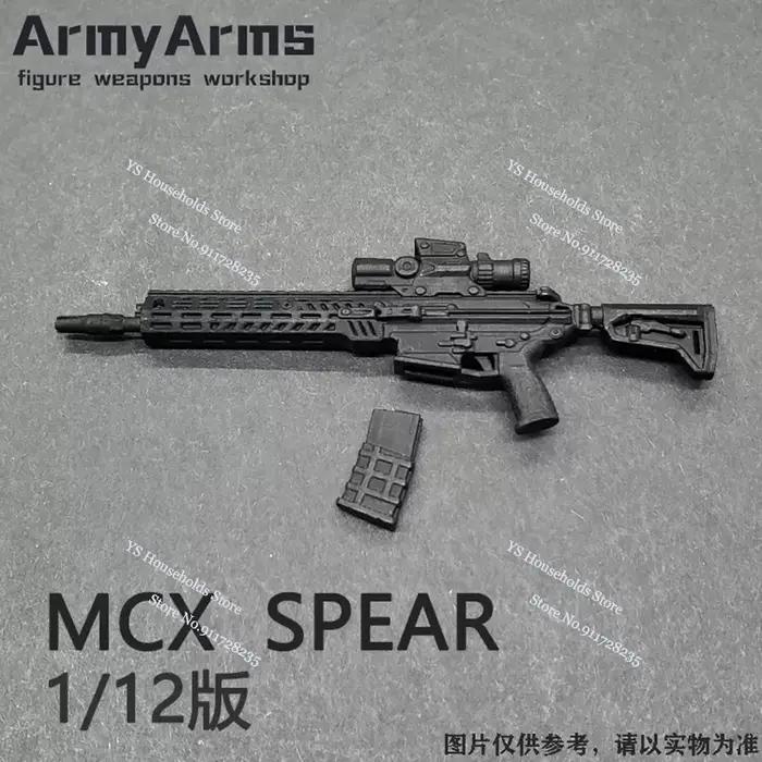 ArmyArms 1/12 accessoire d'arme de soldat féminin MCX SPEAR XM5 TTI MPX NoveskeN4 MCX Virtus fusil s