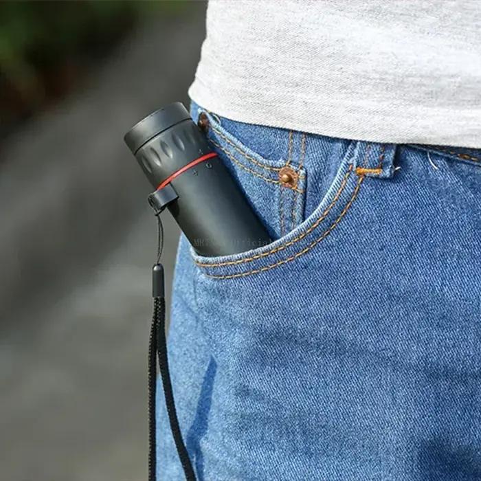 Monoculaire télescope HD 2000x24 mini portable avec support téléphone chasse camping observation oiseaux