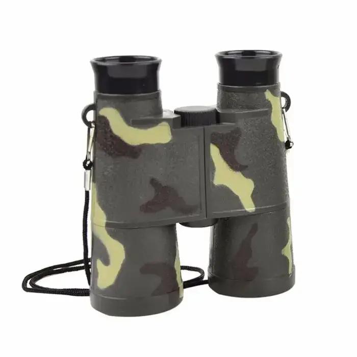 2 jumelles simulation camouflage jouets enfants portables pliables observation mini télescope