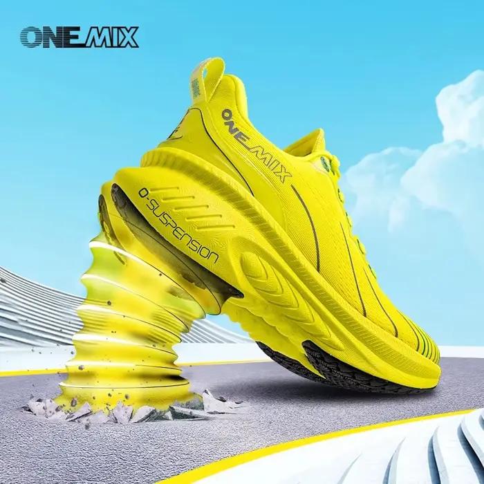 ONEMIX-Chaussures de course à lacets pour hommes, baskets d'athlétisme, de sport, d'extérieur