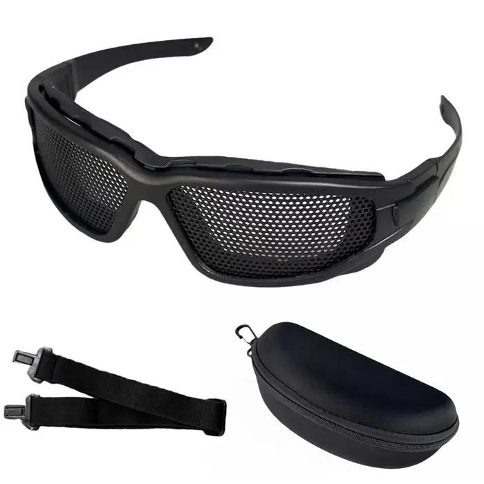 Lunettes tactiques en acier robustes pour chasse paintball tir sportif protection oculaire homme femme occasions extérieures