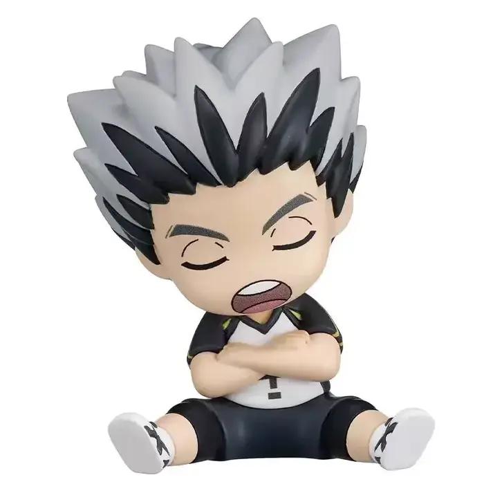 Figurine d'action authentique 2 Haikyuu Style de sommeil iwaizumi hajime Akaashi Keiji Oikawa Tooru Kotaro Bokuto Gacha