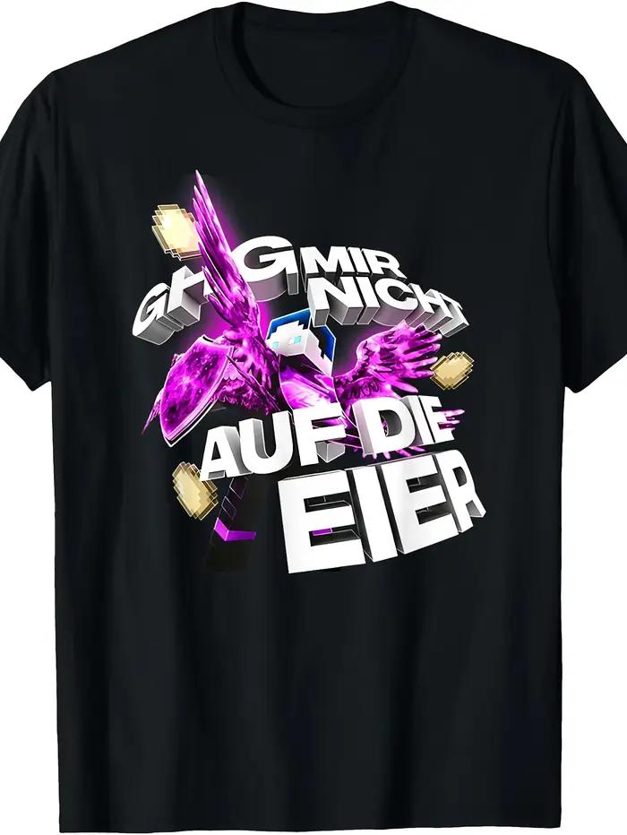 T-shirt Bastighg Ghg Don'T My Balls, un t-shirt décontracté à col rond avec un motif géométrique, parfait pour toutes les saisons