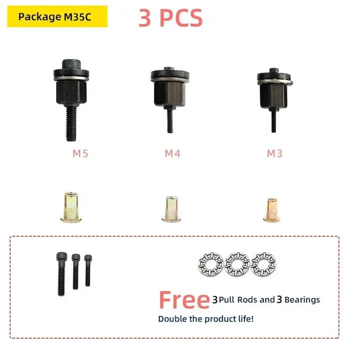 Adaptateur de perceuse à écrou à rivets M3 M4 M5 M6 M8 M10