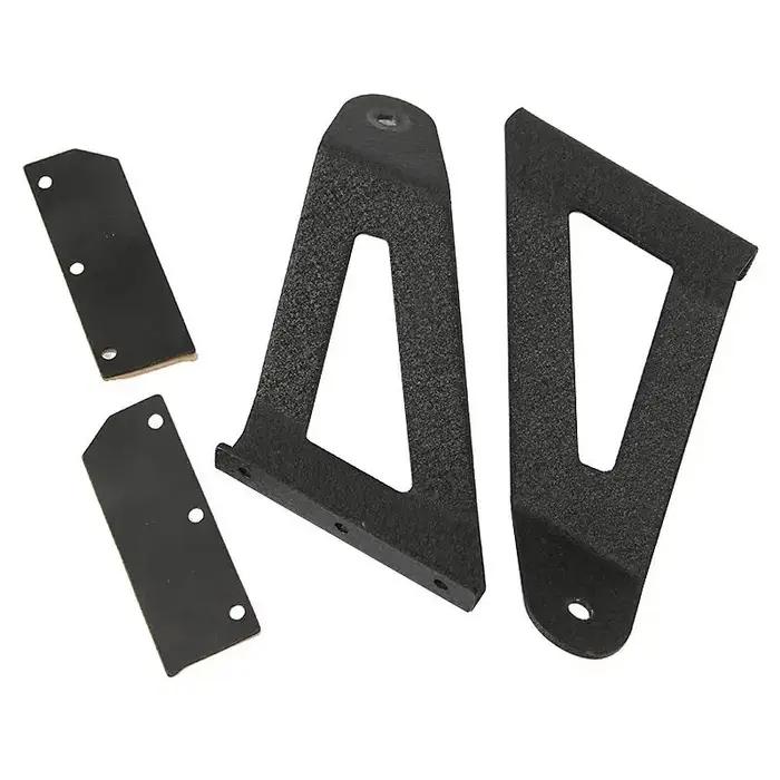 Supports de pare-brise supérieur de voiture tout-terrain, barre lumineuse LED incurvée de 50 pouces,