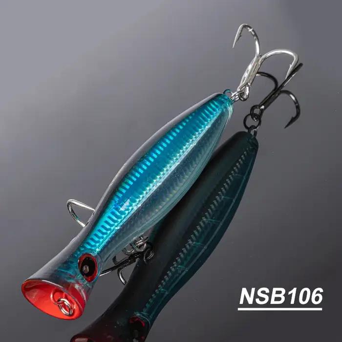 Noeby Popper leurre de pêche 120mm 43g 160mm 78g 200mm 154g Topwater Wobblers eau salée appât dur artificiel pour matéri