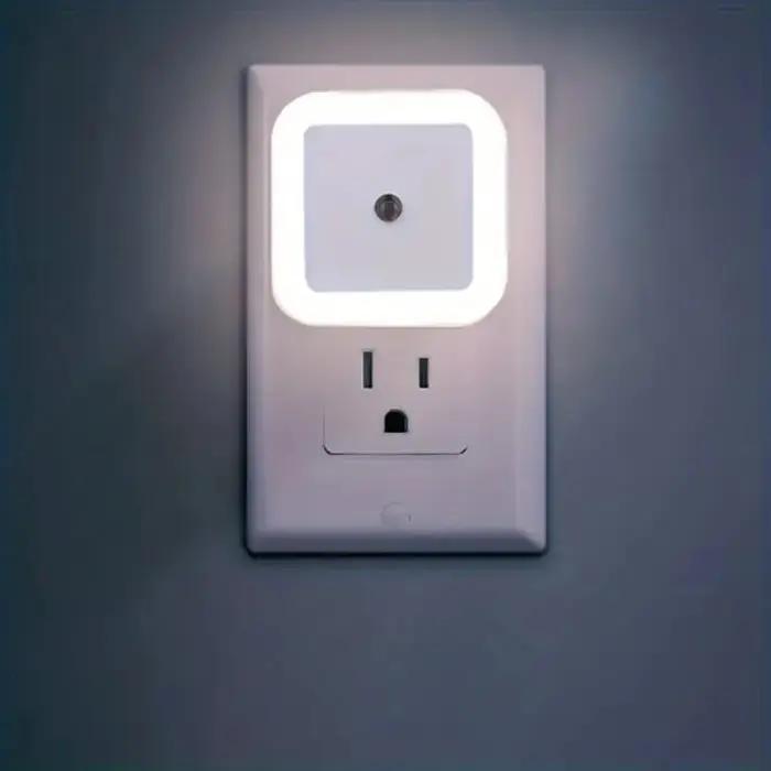 Veilleuse à induction LED intelligente, s'allume automatiquement la nuit, veilleuse créative, 1PC