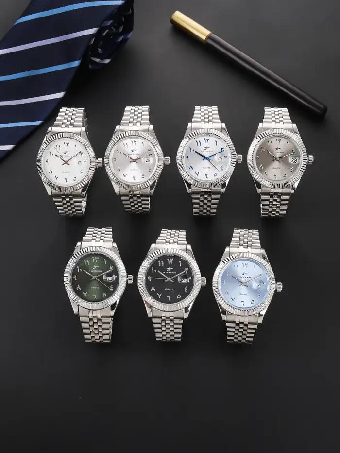 Montre homme sport acier inoxydable quartz chronographe - montre de luxe pour homme et femme cadeau