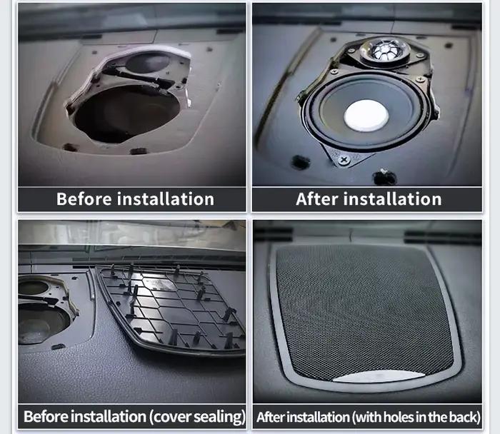 Haut-parleur de console centrale pour BMW Série 5 F10 F11, panneau de carte Prada d'origine, coque,