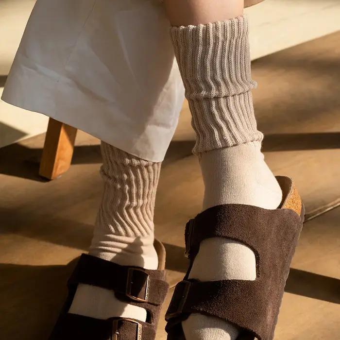 Chaussettes Traditionnelles Japonaises - Bas Pur Coton Lignes Épaisses Homme Femme pour Chasse