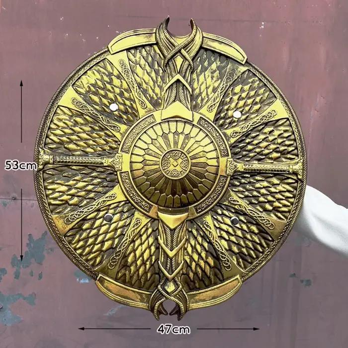God Of War 1:1 Vocation défenseur bouclier AX Cosplay tonnerre Chaos lame gardien armes jouant jeu sécurité PU