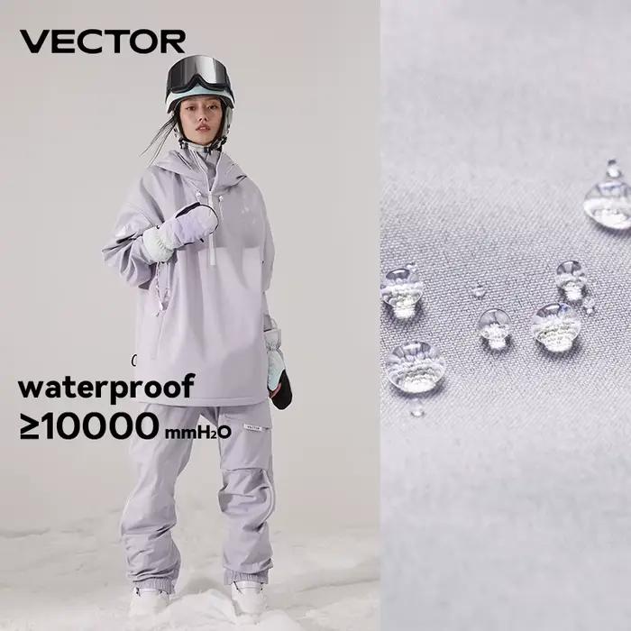 Veste de Ski de couleur unie pour hommes et femmes