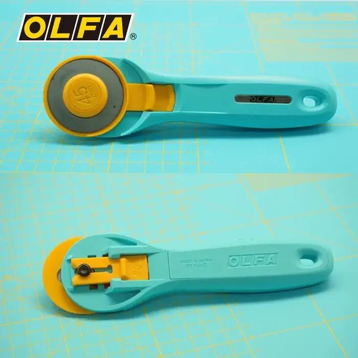 Olfa RTY-2/C 45mm distant Pinkle lame de coupe, coupe-couture multi-usages pour couper le cuir tissu