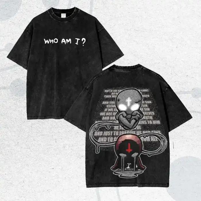T-shirt délavé The Binding of Isaac