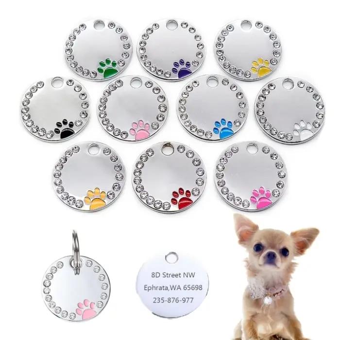 Étiquette de chien personnalisée pour animaux de compagnie