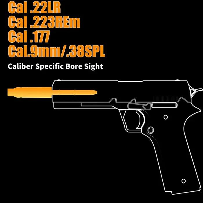 Borosighter Laser tactique.22LR.177 9mm/.38spl Cal