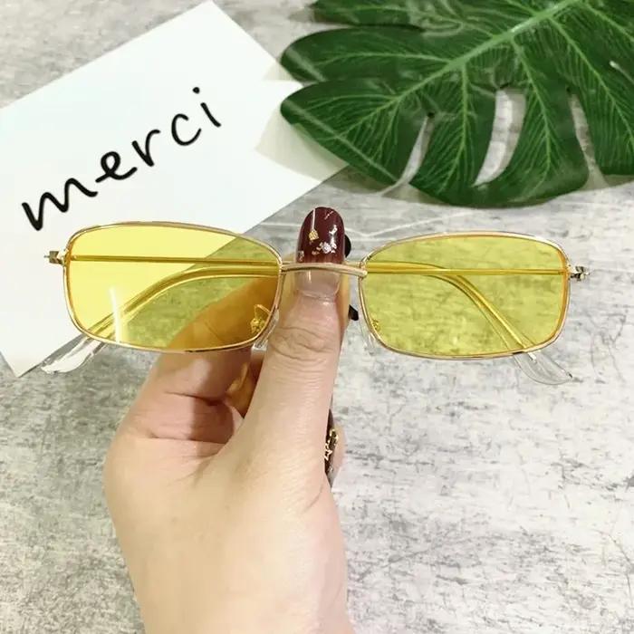Lunettes de soleil ovales rétro pour femmes