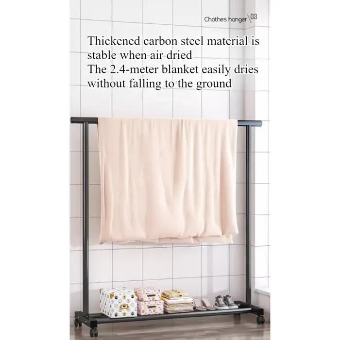 Séchoir à linge vertical mobile pour balcon domestique